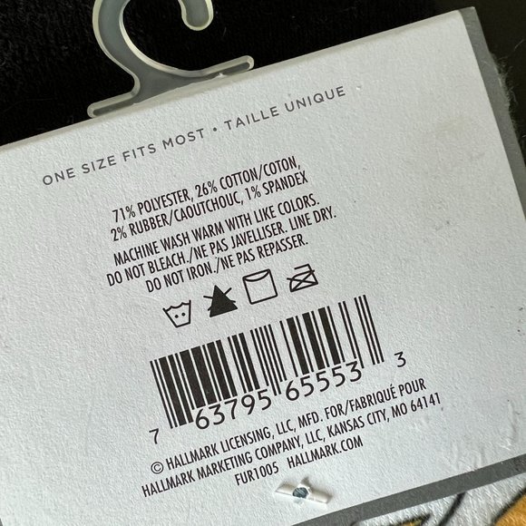 HALLMARK Cat/Kitty Crew Socks OSFM - Picture 6 of 6